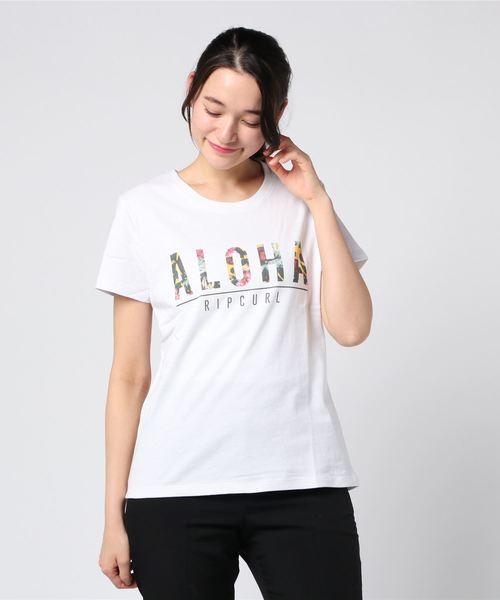 rip curl（リップカール）の「半袖Tシャツ RIPCURL T03-201（Tシャツ/カットソー・レディース・イエロー/ブルー/ベビーピンク・M/L）」の2枚目の写真