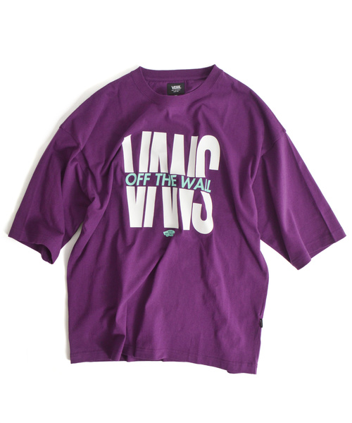 VANS(バンズ)の「VANS/ヴァンズ Center OTW Logo S/S T-Shirt(Tシャツ/カットソー・メンズ・ホワイト/ブラック/バイオレット・S/M/L/XL)」の13枚目の写真
