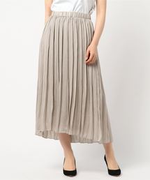 DISCOAT | サテンアシメプリーツスカート(スカート)