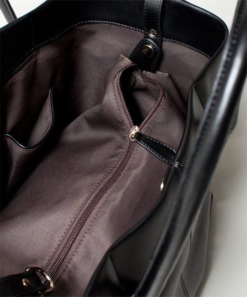 NANO universe（ナノユニバース）の「カウレザートート（トートバッグ・メンズ・ブラウン/ライトブラウン/ブラック/ブルー・FREE）」の18枚目の写真