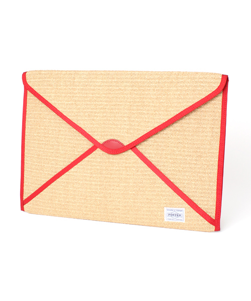 BEAMS BOY（ビームスボーイ）の「PORTER×BEAMS BOY / ラッセル クラッチバッグ（クラッチバッグ・レディース・ネイビー/レッド・ONE SIZE）」の16枚目の写真