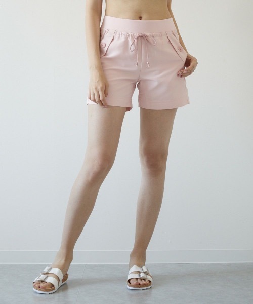 Ocean Pacific（オーシャンパシフィック）の「【OP】レディースボードショーツ / サーフショーツ / 水着  水陸両用 マリンスポーツ  アウトドア（水着・レディース・ブラック/ネイビー/カーキ/ブルー/ライトピンク・SMALL/MEDIUM/LARGE/X-LARGE）」の5枚目の写真