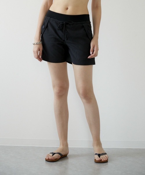 Ocean Pacific（オーシャンパシフィック）の「【OP】レディースボードショーツ / サーフショーツ / 水着  水陸両用 マリンスポーツ  アウトドア（水着・レディース・ブラック/ネイビー/カーキ/ブルー/ライトピンク・SMALL/MEDIUM/LARGE/X-LARGE）」の2枚目の写真