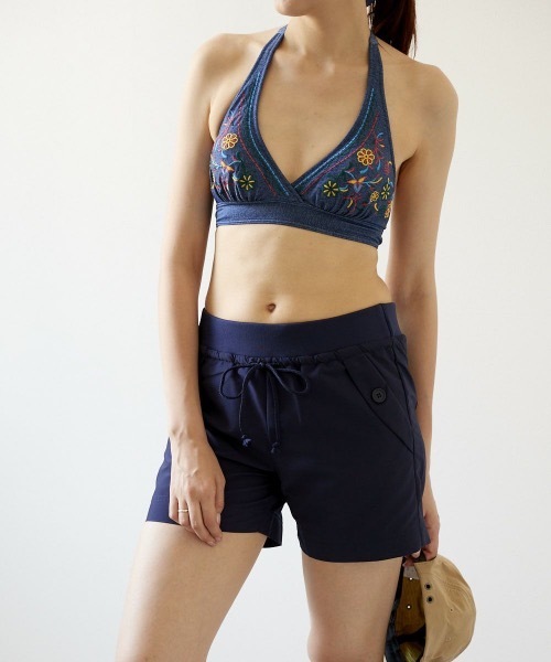 Ocean Pacific（オーシャンパシフィック）の「【OP】レディースボードショーツ / サーフショーツ / 水着  水陸両用 マリンスポーツ  アウトドア（水着・レディース・ブラック/ネイビー/カーキ/ブルー/ライトピンク・SMALL/MEDIUM/LARGE/X-LARGE）」の13枚目の写真