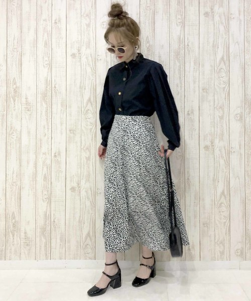 archives e'pice(アルシーヴエピス)の「【限定item!!】アニマル柄フレアスカート(スカート・レディース・アイボリー/オフホワイト/ブラック/ブラウン・MEDIUM)」の15枚目の写真