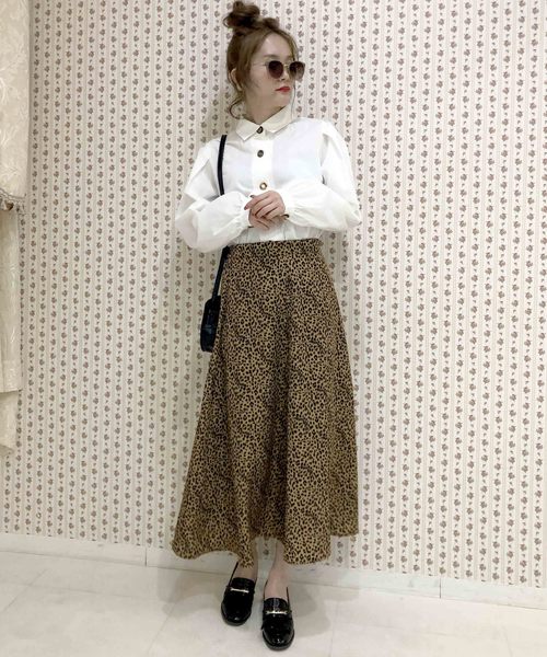 archives e'pice(アルシーヴエピス)の「【限定item!!】アニマル柄フレアスカート(スカート・レディース・アイボリー/オフホワイト/ブラック/ブラウン・MEDIUM)」の17枚目の写真