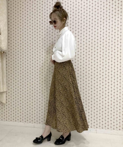 archives e'pice(アルシーヴエピス)の「【限定item!!】アニマル柄フレアスカート(スカート・レディース・アイボリー/オフホワイト/ブラック/ブラウン・MEDIUM)」の18枚目の写真