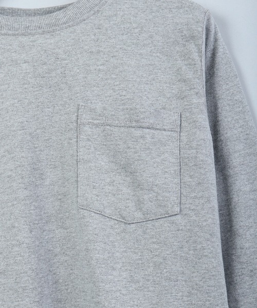 Goodwear(Since1983)(グッドウェア)の「Goodwear(Since1983) リブ袖 クルーネック ラグランスリーブ ポケットTシャツ(Tシャツ/カットソー・メンズ・グレー/ゴールド/ピンク系その他・M)」の6枚目の写真