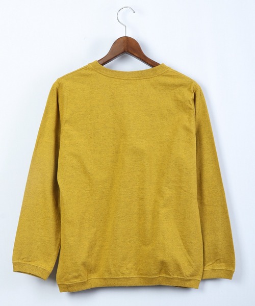 Goodwear(Since1983)(グッドウェア)の「Goodwear(Since1983) リブ袖 クルーネック ラグランスリーブ ポケットTシャツ(Tシャツ/カットソー・メンズ・グレー/ゴールド/ピンク系その他・M)」の14枚目の写真