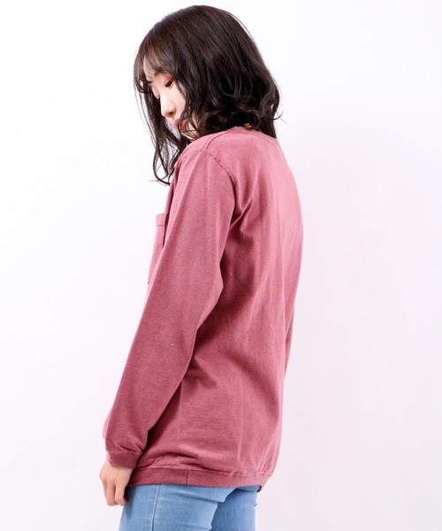 Goodwear(Since1983)(グッドウェア)の「Goodwear(Since1983) リブ袖 クルーネック ラグランスリーブ ポケットTシャツ(Tシャツ/カットソー・メンズ・グレー/ゴールド/ピンク系その他・M)」の18枚目の写真