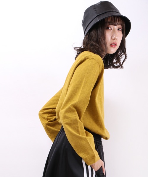 Goodwear(Since1983)(グッドウェア)の「Goodwear(Since1983) リブ袖 クルーネック ラグランスリーブ ポケットTシャツ(Tシャツ/カットソー・メンズ・グレー/ゴールド/ピンク系その他・M)」の12枚目の写真