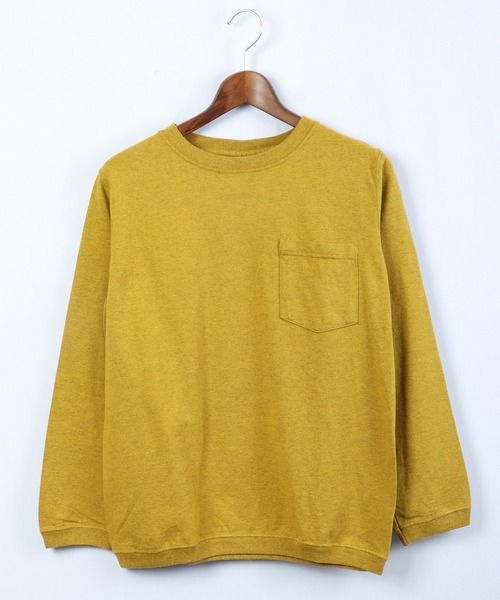 Goodwear(Since1983)(グッドウェア)の「Goodwear(Since1983) リブ袖 クルーネック ラグランスリーブ ポケットTシャツ(Tシャツ/カットソー・メンズ・グレー/ゴールド/ピンク系その他・M)」の15枚目の写真