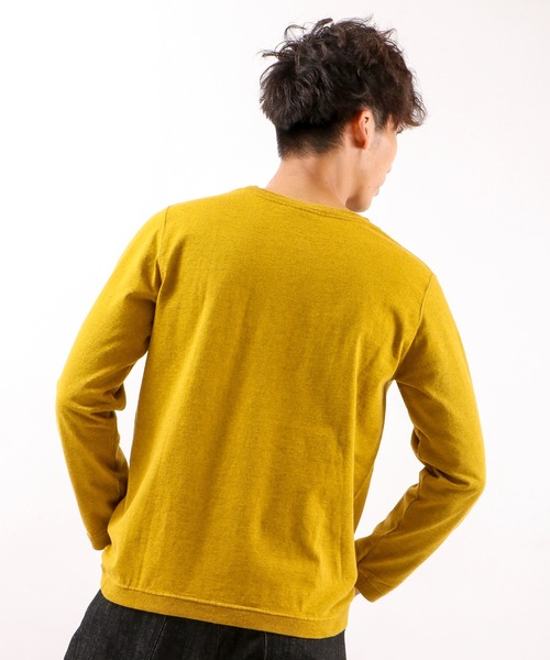 Goodwear(Since1983)(グッドウェア)の「Goodwear(Since1983) リブ袖 クルーネック ラグランスリーブ ポケットTシャツ(Tシャツ/カットソー・メンズ・グレー/ゴールド/ピンク系その他・M)」の8枚目の写真