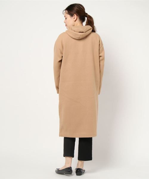 GeeRA(ジーラ)の「サイドジップフーディコート(その他アウター・レディース・ブラック/ベージュ・MEDIUM/LARGE/X-LARGE)」の7枚目の写真