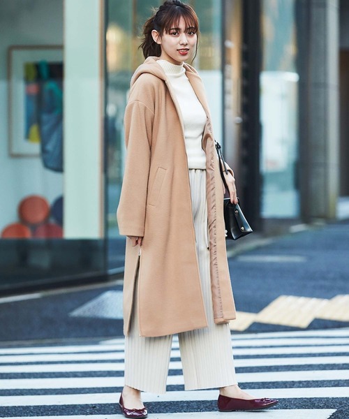 GeeRA(ジーラ)の「サイドジップフーディコート(その他アウター・レディース・ブラック/ベージュ・MEDIUM/LARGE/X-LARGE)」の17枚目の写真