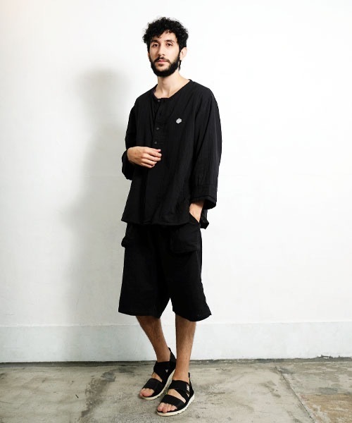 VIRGOwearworks（ヴァルゴウェアワークス）の「‘EDO 2’ RELAX SHIRTS（シャツ/ブラウス・メンズ・ブラック/カーキ/ネイビー・2/3/4）」の8枚目の写真