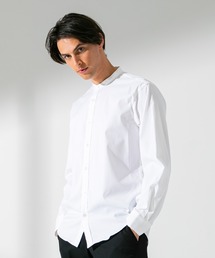 UNITED TOKYO | シャークスキンバンドカラー(シャツ/ブラウス)