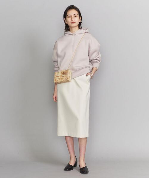 BEAUTY&YOUTH UNITED ARROWS（ビューティーアンドユースユナイテッドアローズ）の「BY ツイルタイトスカート（スカート・レディース・ダークブラウン/ナチュラル/ライム・LARGE/MEDIUM/SMALL）」の10枚目の写真