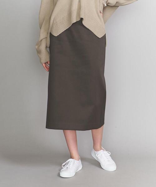 BEAUTY&YOUTH UNITED ARROWS（ビューティーアンドユースユナイテッドアローズ）の「BY ツイルタイトスカート（スカート・レディース・ダークブラウン/ナチュラル/ライム・LARGE/MEDIUM/SMALL）」の11枚目の写真