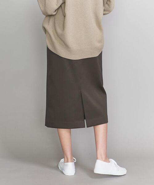 BEAUTY&YOUTH UNITED ARROWS（ビューティーアンドユースユナイテッドアローズ）の「BY ツイルタイトスカート（スカート・レディース・ダークブラウン/ナチュラル/ライム・LARGE/MEDIUM/SMALL）」の12枚目の写真
