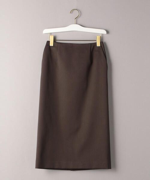 BEAUTY&YOUTH UNITED ARROWS（ビューティーアンドユースユナイテッドアローズ）の「BY ツイルタイトスカート（スカート・レディース・ダークブラウン/ナチュラル/ライム・LARGE/MEDIUM/SMALL）」の15枚目の写真