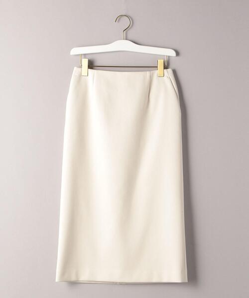 BEAUTY&YOUTH UNITED ARROWS（ビューティーアンドユースユナイテッドアローズ）の「BY ツイルタイトスカート（スカート・レディース・ダークブラウン/ナチュラル/ライム・LARGE/MEDIUM/SMALL）」の6枚目の写真