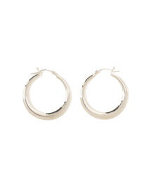 Ray BEAMS | Ray BEAMS / シルバー フープ ピアス(ピアス（両耳用）)