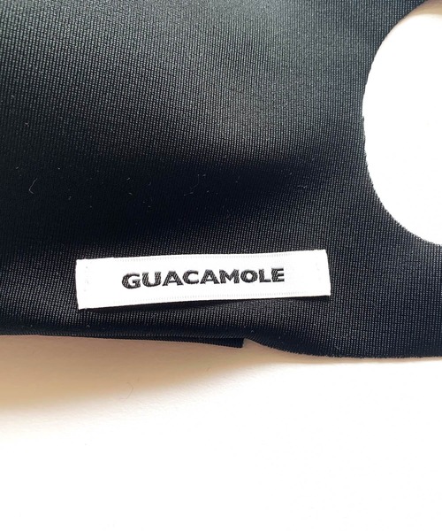 GUACAMOLE（ガカモレ）の「STRETCH MASK  -washable & sustainable- / ストレッチマスク　ウォッシャブル アンド サスティナブル（マスク・レディース・ホワイト/ブラック/イエロー・FREE）」の5枚目の写真
