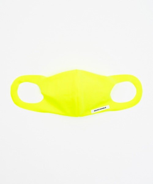 GUACAMOLE（ガカモレ）の「STRETCH MASK  -washable & sustainable- / ストレッチマスク　ウォッシャブル アンド サスティナブル（マスク・レディース・ホワイト/ブラック/イエロー・FREE）」の9枚目の写真