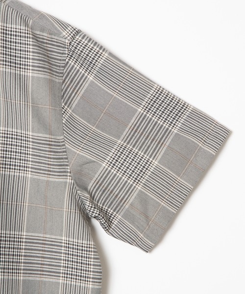 WEGO（ウィゴー）の「WEGO/【セットアップ対応商品】TRクラシックチェック5分袖シャツ（シャツ/ブラウス・メンズ・グレー系その他2/ブラウン系その他2/ベージュ系その他2・MEDIUM/LARGE）」の5枚目の写真