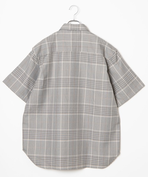 WEGO（ウィゴー）の「WEGO/【セットアップ対応商品】TRクラシックチェック5分袖シャツ（シャツ/ブラウス・メンズ・グレー系その他2/ブラウン系その他2/ベージュ系その他2・MEDIUM/LARGE）」の8枚目の写真