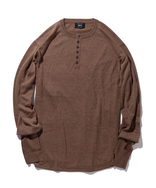glamb(グラム)の「Creed henry rum knit / クリードヘンリーラムニット(ニット/セーター・メンズ・ホワイト/ベージュ/グレー/ブラック・L/M/S)」の5枚目の写真