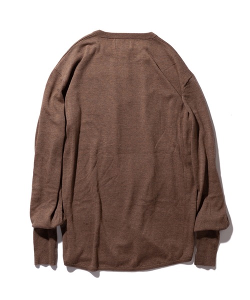 glamb(グラム)の「Creed henry rum knit / クリードヘンリーラムニット(ニット/セーター・メンズ・ホワイト/ベージュ/グレー/ブラック・L/M/S)」の8枚目の写真