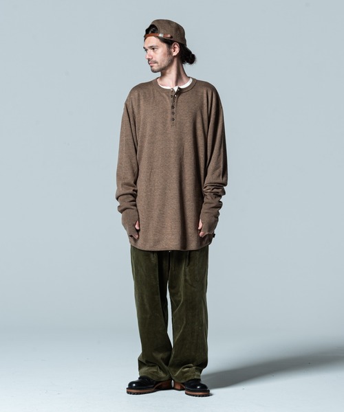 glamb(グラム)の「Creed henry rum knit / クリードヘンリーラムニット(ニット/セーター・メンズ・ホワイト/ベージュ/グレー/ブラック・L/M/S)」の14枚目の写真