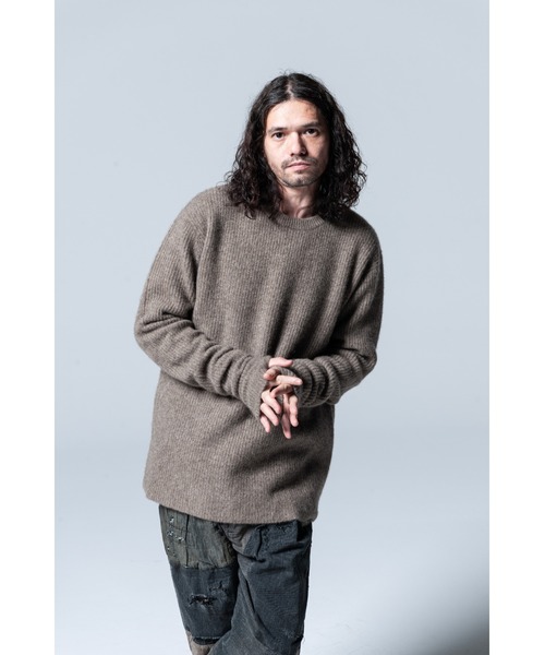 glamb(グラム)の「Creed henry rum knit / クリードヘンリーラムニット(ニット/セーター・メンズ・ホワイト/ベージュ/グレー/ブラック・L/M/S)」の18枚目の写真