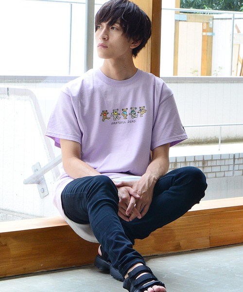 新着入荷の通販 Grateful Dead】ダンシングベアプリントTシャツ（Tシャツ ミュージシャン