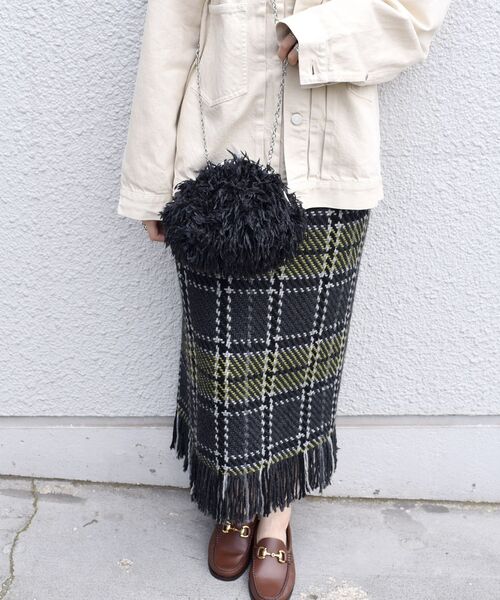 SHIPS（シップス）の「Anna Cecere:ショルダーバッグ◆（ショルダーバッグ・レディース・ブラック/ベージュ・ONE SIZE）」の13枚目の写真