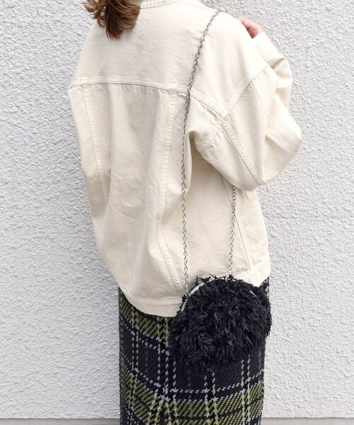 SHIPS（シップス）の「Anna Cecere:ショルダーバッグ◆（ショルダーバッグ・レディース・ブラック/ベージュ・ONE SIZE）」の14枚目の写真