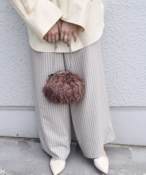 SHIPS（シップス）の「Anna Cecere:ショルダーバッグ◆（ショルダーバッグ・レディース・ブラック/ベージュ・ONE SIZE）」の16枚目の写真