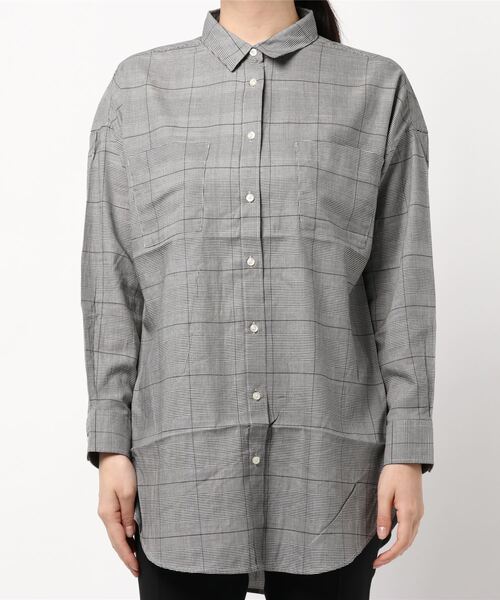 AMERICAN HOLIC（アメリカンホリック）の「バックタックとろみシャツチュニック　＊（シャツ/ブラウス・レディース・その他9/ストライプ/ホワイト系その他6/ホワイト系その他7・FREE）」の20枚目の写真