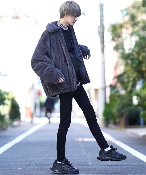 【超美品/L】リーバイス　キルティング　ジャケット　ボア　レッド　ファー　L Levi's RED リーバイスレッド QUILT TYPE I TRUCKER