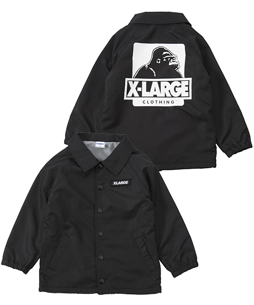 XLARGE KIDS(エクストララージキッズ)の「OG COACHES JACKET(ナイロンジャケット・キッズ・ブラック/レッド・4T/5T/6T/7T/8T)」の3枚目の写真