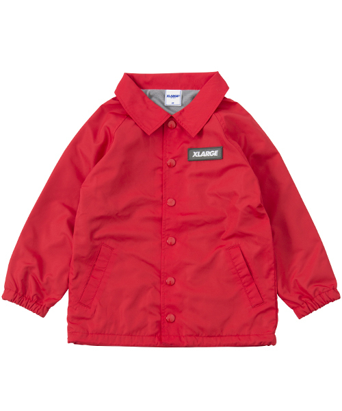XLARGE KIDS(エクストララージキッズ)の「OG COACHES JACKET(ナイロンジャケット・キッズ・ブラック/レッド・4T/5T/6T/7T/8T)」の4枚目の写真