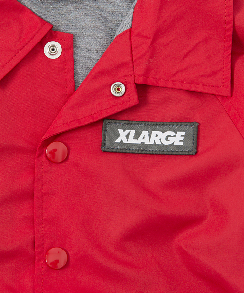 XLARGE KIDS(エクストララージキッズ)の「OG COACHES JACKET(ナイロンジャケット・キッズ・ブラック/レッド・4T/5T/6T/7T/8T)」の6枚目の写真