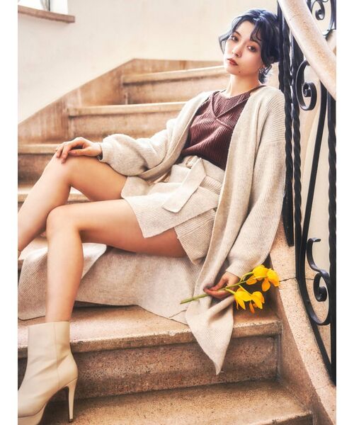 RESEXXY（リゼクシー）の「フェイクレザーショートブーツ（ブーツ・レディース・ブラック/アイボリー/モカ・SMALL/MEDIUM/LARGE）」の6枚目の写真