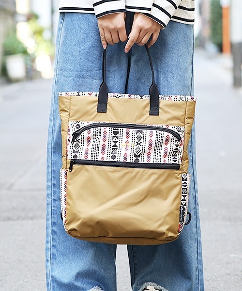 MEI(メイ)の「MEIト-トリュック(トートバッグ・レディース・キャメル/カーキ・FREE)」の5枚目の写真