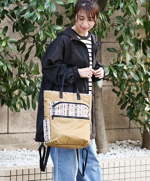 MEI(メイ)の「MEIト-トリュック(トートバッグ・レディース・キャメル/カーキ・FREE)」の7枚目の写真