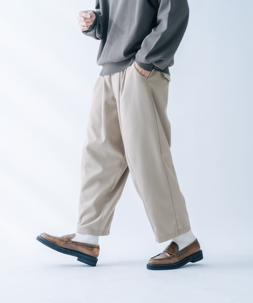 epnok（エプノック）の「バルーンワイドパンツ(SET UP)（その他パンツ・メンズ・アッシュブラウン/ベージュ・MEDIUM/LARGE）」の2枚目の写真