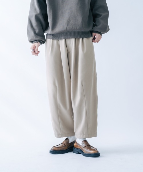 epnok（エプノック）の「バルーンワイドパンツ(SET UP)（その他パンツ・メンズ・アッシュブラウン/ベージュ・MEDIUM/LARGE）」の20枚目の写真