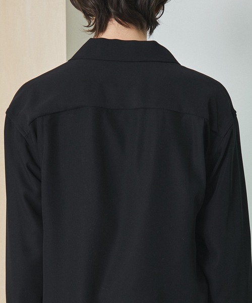 ドライツイルオープンカラーロングスリーブ（シャツ/ブラウス